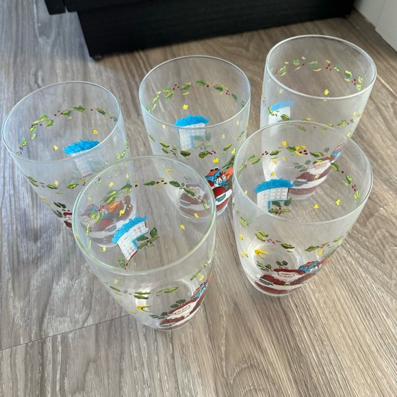 Portmeirion Christmas Drinking Glasses - Set of 10 - Picture 1 of 6